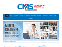 Tablet Screenshot of collaborativemarketingsolutions.com
